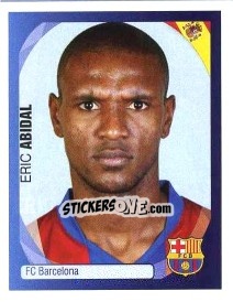 Figurina Eric Abidal - UEFA Champions League 2007-2008 - Panini