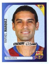 Sticker Rafael Marquez - UEFA Champions League 2007-2008 - Panini