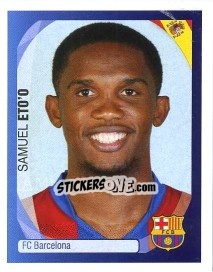 Cromo Samuel Eto'o - UEFA Champions League 2007-2008 - Panini