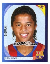 Sticker Giovani Dos Santos - UEFA Champions League 2007-2008 n. 59 - Panini