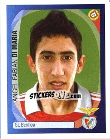 Sticker Angel Di Maria - UEFA Champions League 2007-2008 n. 75 - Panini