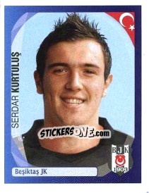 Sticker Serdar Kurtuluş - UEFA Champions League 2007-2008 - Panini