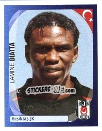 Sticker Lamine Diatta - UEFA Champions League 2007-2008 - Panini