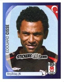 Sticker Edouard Cisse - UEFA Champions League 2007-2008 - Panini