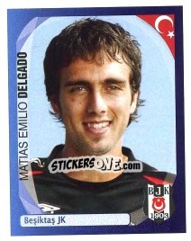 Sticker Matias Emilio Delgado - UEFA Champions League 2007-2008 - Panini