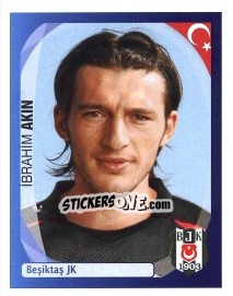 Sticker Ibrahim Akin - UEFA Champions League 2007-2008 - Panini