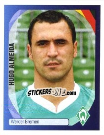 Sticker Hugo Almeida - UEFA Champions League 2007-2008 n. 107 - Panini