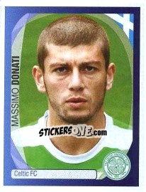 Figurina Massimo Donati - UEFA Champions League 2007-2008 - Panini