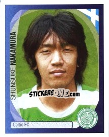 Sticker Shunsuke Nakamura - UEFA Champions League 2007-2008 - Panini
