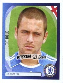 Cromo Joe Cole - UEFA Champions League 2007-2008 - Panini