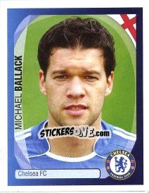 Sticker Michael Ballack - UEFA Champions League 2007-2008 n. 136 - Panini
