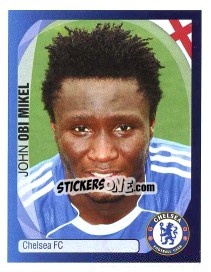 Sticker John Obi Mikel - UEFA Champions League 2007-2008 n. 140 - Panini