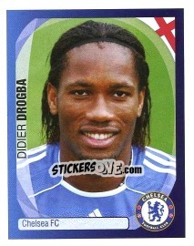 Cromo Didier Drogba - UEFA Champions League 2007-2008 - Panini