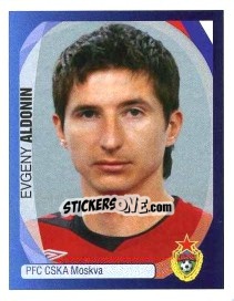 Sticker Evgeni Aldonin - UEFA Champions League 2007-2008 - Panini