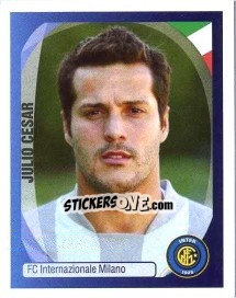 Cromo Julio Cesar - UEFA Champions League 2007-2008 - Panini