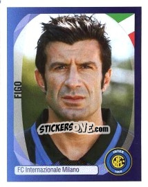 Sticker Figo - UEFA Champions League 2007-2008 n. 172 - Panini