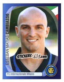 Sticker Esteban Matias Cambiasso - UEFA Champions League 2007-2008 - Panini