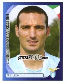 Cromo Lionel Sebastian Scaloni - UEFA Champions League 2007-2008 - Panini