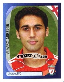 Figurina Alvaro Arbeloa - UEFA Champions League 2007-2008 - Panini