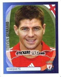 Sticker Steven Gerrard - UEFA Champions League 2007-2008 - Panini