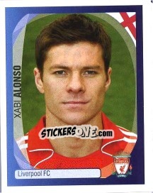 Sticker Xabi Alonso - UEFA Champions League 2007-2008 n. 204 - Panini