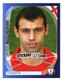 Sticker Javier Mascherano - UEFA Champions League 2007-2008 n. 207 - Panini