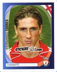 Sticker Fernando Torres - UEFA Champions League 2007-2008 n. 210 - Panini