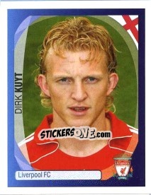 Sticker Dirk Kuyt - UEFA Champions League 2007-2008 - Panini