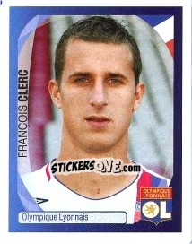 Cromo François Clerc - UEFA Champions League 2007-2008 - Panini