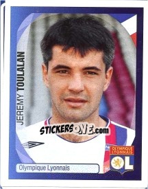 Figurina Jeremy Toulalan - UEFA Champions League 2007-2008 - Panini