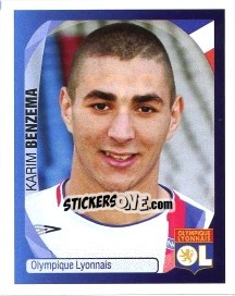 Sticker Karim Benzema - UEFA Champions League 2007-2008 - Panini