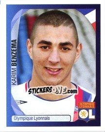 Sticker Karim Benzema - UEFA Champions League 2007-2008 n. 228 - Panini