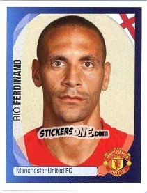 Sticker Rio Ferdinand - UEFA Champions League 2007-2008 - Panini
