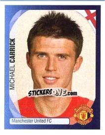 Sticker Michael Carrick - UEFA Champions League 2007-2008 n. 236 - Panini