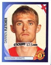 Sticker Darren Fletcher - UEFA Champions League 2007-2008 - Panini