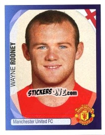 Sticker Wayne Rooney - UEFA Champions League 2007-2008 n. 244 - Panini
