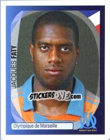 Sticker Jacques Faty - UEFA Champions League 2007-2008 - Panini