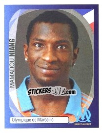 Cromo Mamadou Niang - UEFA Champions League 2007-2008 - Panini