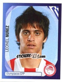 Figurina Leonel Nuñez - UEFA Champions League 2007-2008 - Panini