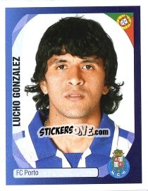 Cromo Lucho Gonzalez - UEFA Champions League 2007-2008 - Panini