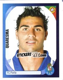 Sticker Quaresma - UEFA Champions League 2007-2008 - Panini