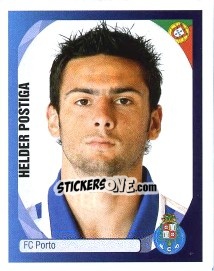 Cromo Helder Postiga - UEFA Champions League 2007-2008 - Panini