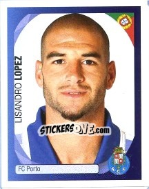 Sticker Lisandro Lopez - UEFA Champions League 2007-2008 - Panini