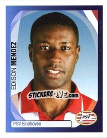 Sticker Edison Mendez - UEFA Champions League 2007-2008 - Panini