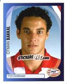 Sticker Otman Bakkal - UEFA Champions League 2007-2008 - Panini