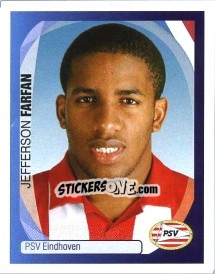 Sticker Jefferson Farfan - UEFA Champions League 2007-2008 n. 310 - Panini