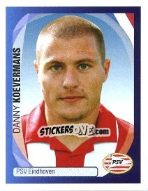 Cromo Danny Koevermans - UEFA Champions League 2007-2008 - Panini