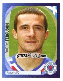 Sticker Barry Ferguson - UEFA Champions League 2007-2008 n. 322 - Panini