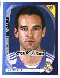 Cromo Christoph Metzelder - UEFA Champions League 2007-2008 - Panini