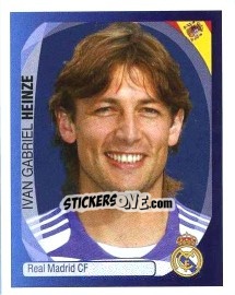 Sticker Ivan Gabriel Heinze - UEFA Champions League 2007-2008 - Panini